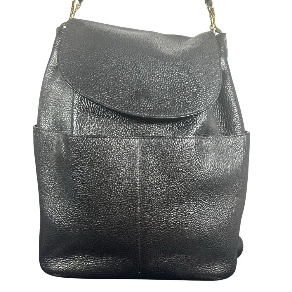 Cuyana black pebbled
